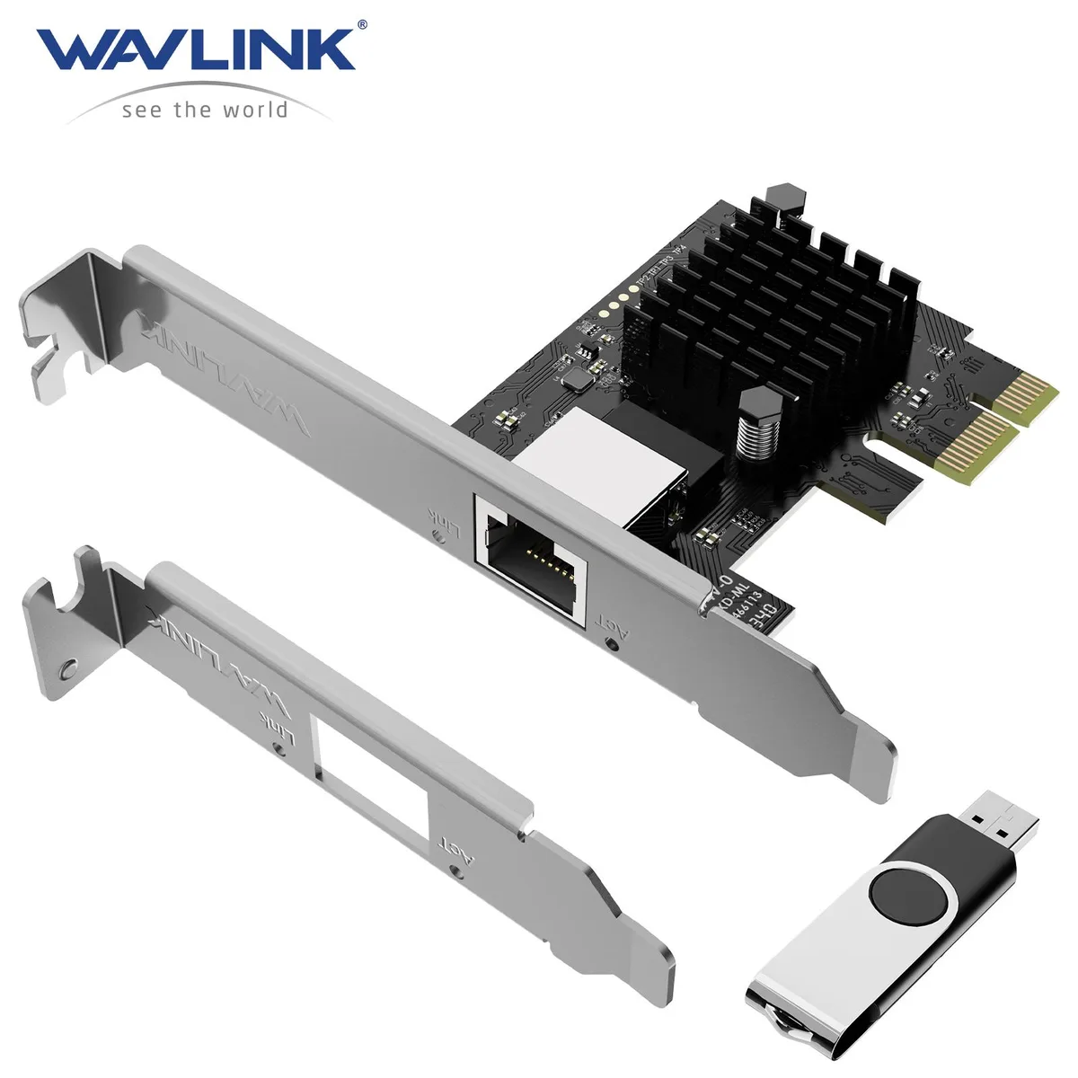 Wavlink Wavlink WL-NWP003 5G PCIe Wi-Fi adapter 5000/2500/1000Mbps RTL8126 — product photo