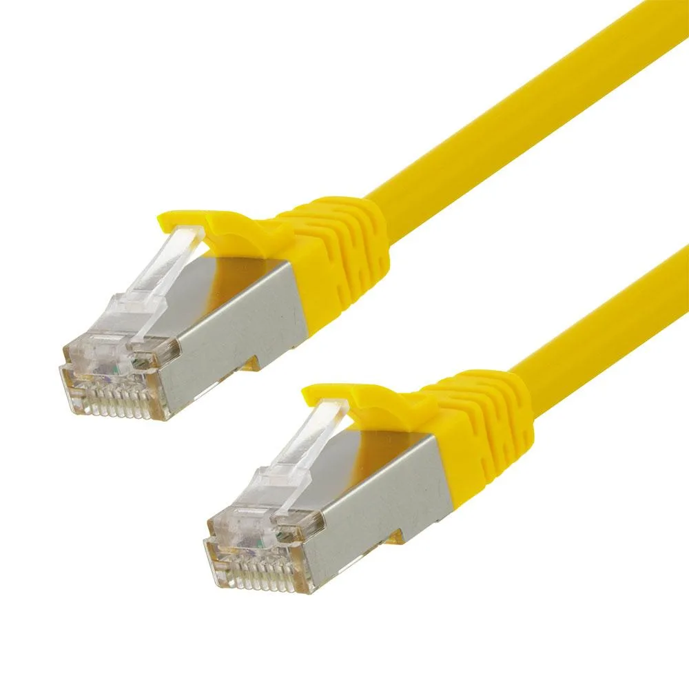 NavePoint NavePoint CAT6 F/UTP 26AWG 10 Ft 5 pack Yellow network ethernet cable — product photo