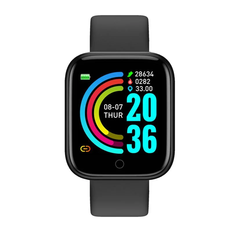 allentian allentian Y68 Smart Bracelet Black 2021 — product photo