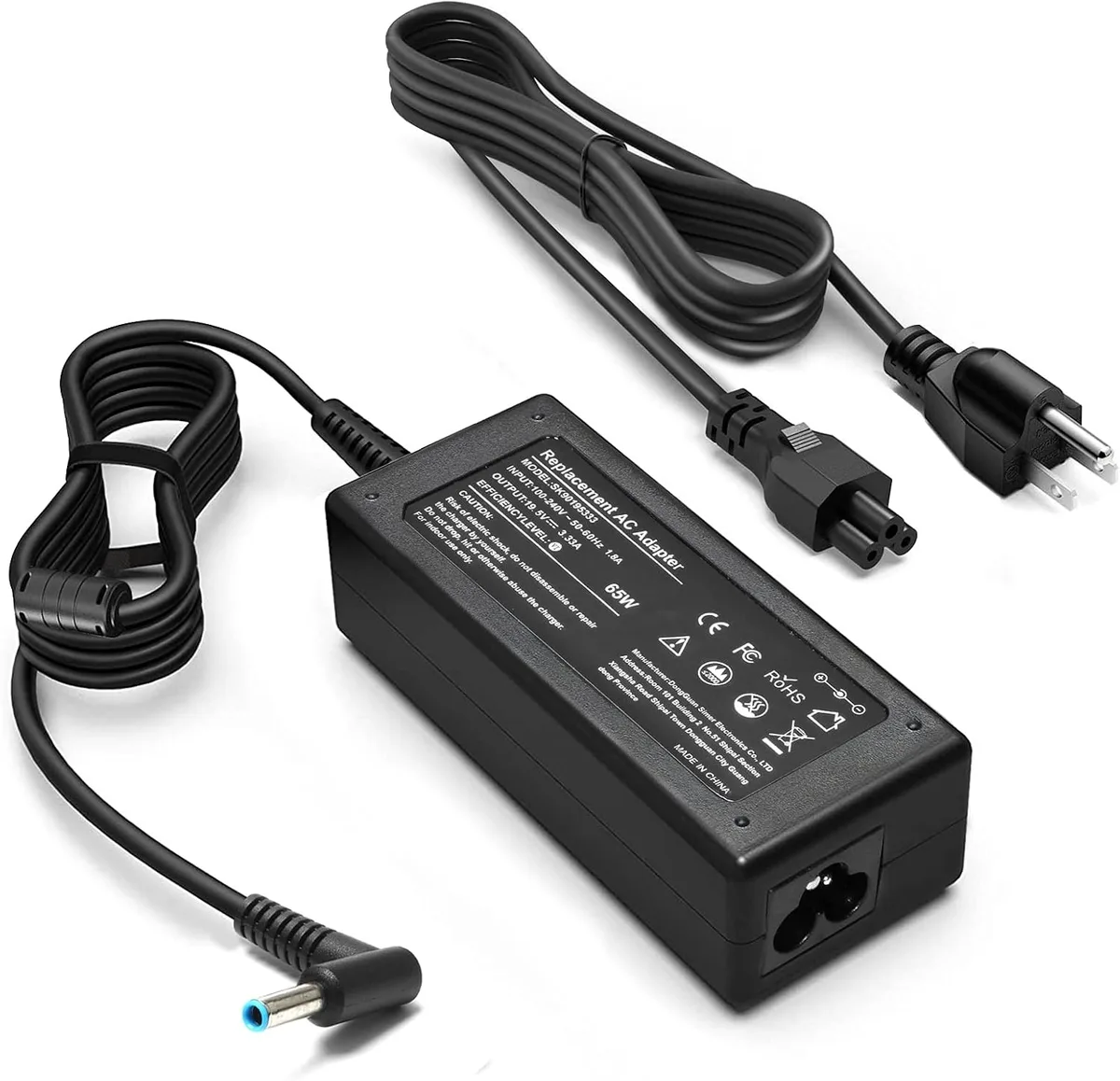 FLEANE FLEANE 65W 19.5V 3.33A laptop charger 4.5/3.0 mm blue tip — product photo