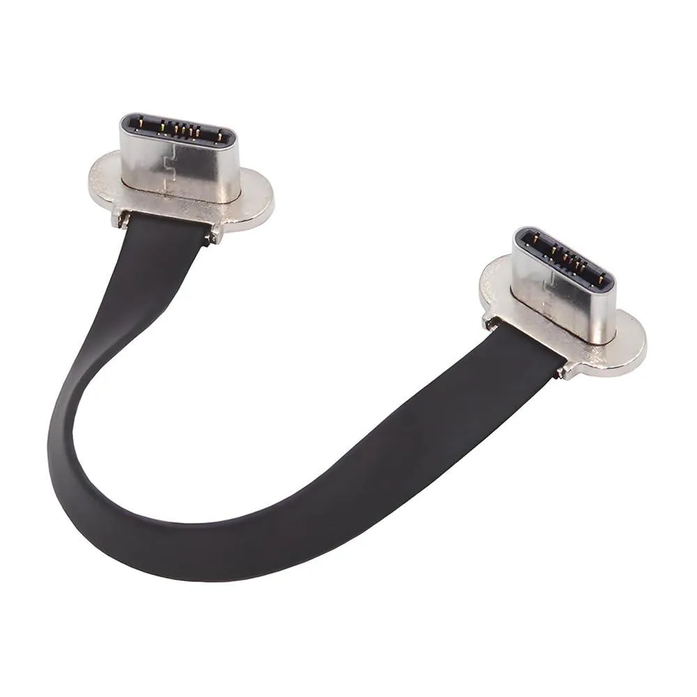 LORDWORLD LORDWORLD USB-C to USB-C Angled Cable 2.76in 65W USB 2.0 480Mbps — product photo