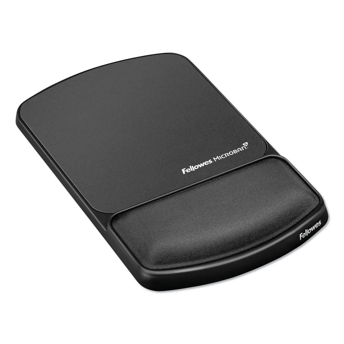 Graphite gel wrist rest, rectangular with Lycra cover and non-skid base