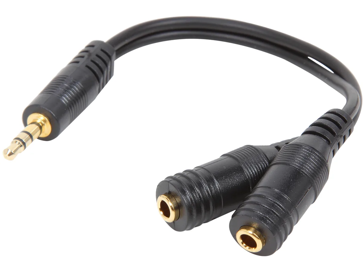 Belkin Belkin F8V234 6" Y splitter 2.5mm stereo cable — product photo