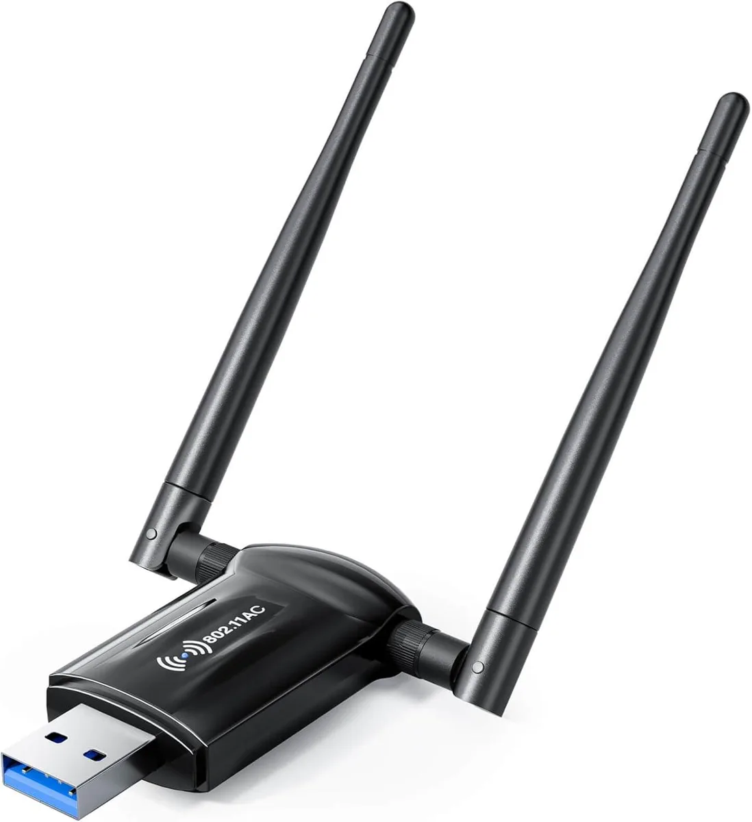 FORIDA FORIDA USB 3.0 Wi-Fi adapter 1300Mbps dual-band 2.4/5.8GHz with antenna — product photo
