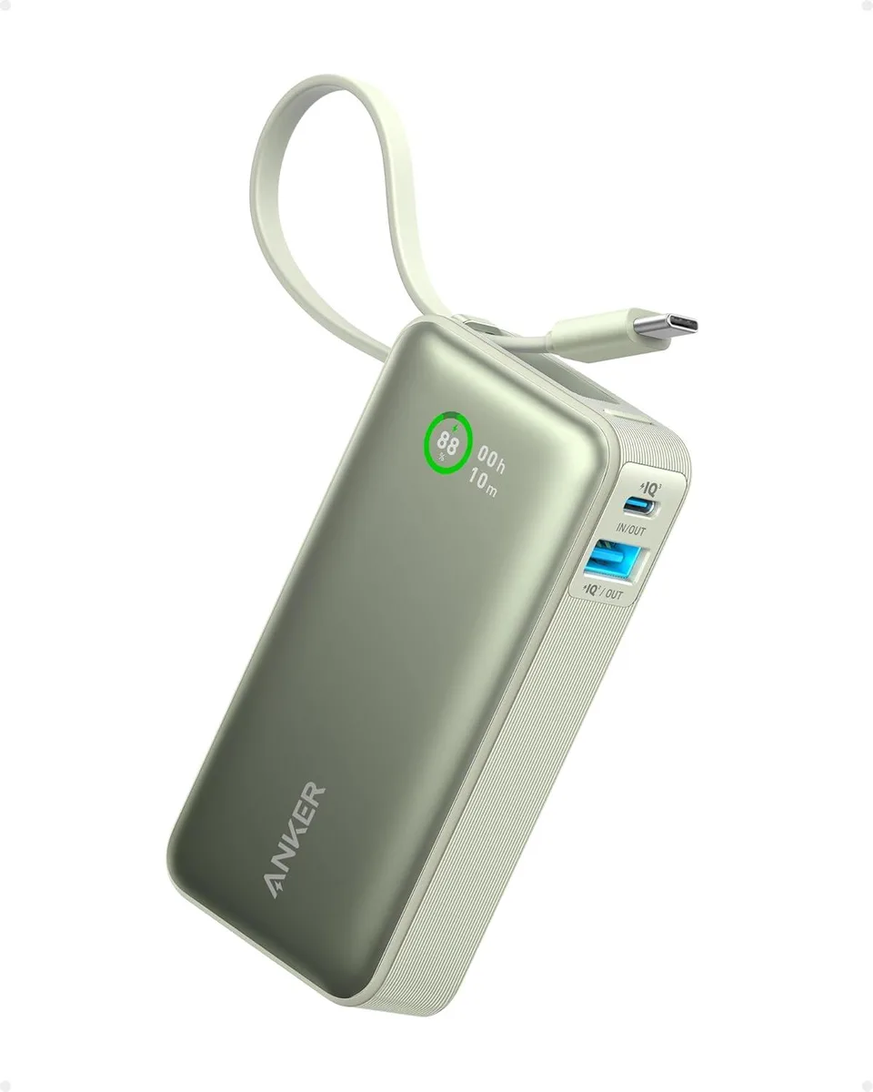 Chopmate Chopmate Nano Power Bank 10 000mAh 30W Built-in USB-C Cable — product photo