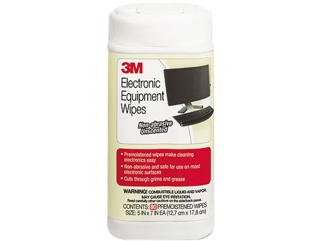 3M 3M CL610 Electronic Cleaning Wipes 80 count 5.50 x 6.75 — product photo