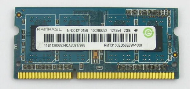Ramaxel Technology Ramaxel 2GB DDR3 1600 PC3-12800S laptop RAM — product photo