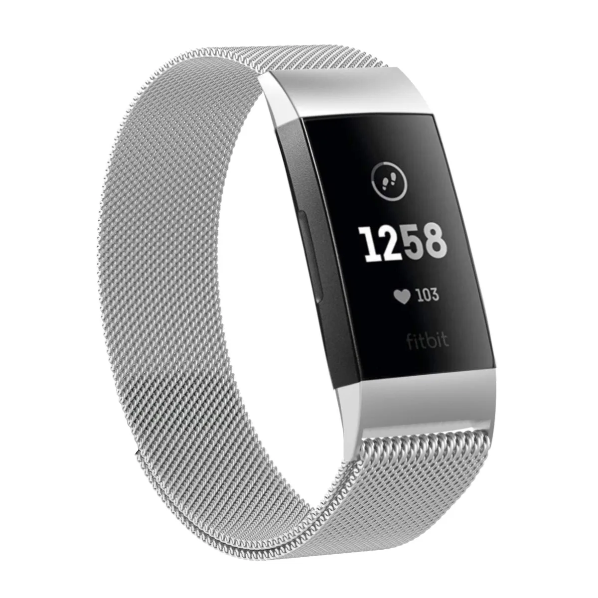 Werleo Werleo Metal Band Fitbit Charge 3 Large Silver 170-235mm — product photo