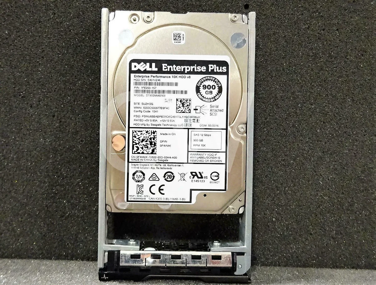 DELL DELL ST900MM0168 900GB 10000RPM 12Gb/s SAS 2.5" internal hard drive with caddy — product photo