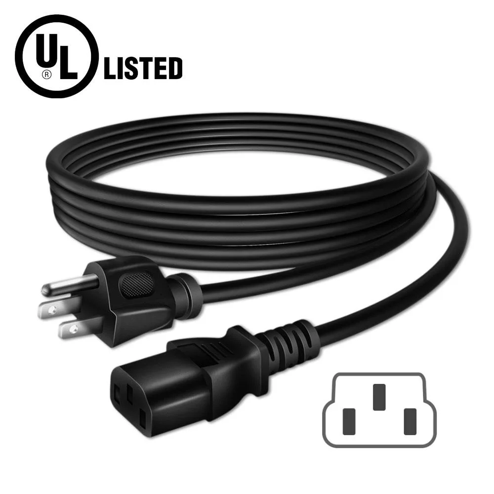ABLEGRID ABLEGRID 5ft 1.5m AC Power Cord NEMA 5-15P to IEC 60320 C13 C14 internal power cable — product photo