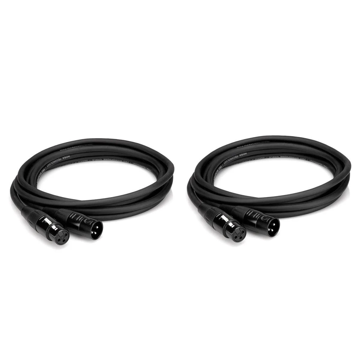 Hosa Technology Hosa Technology 2 Pack Professional Rean XLR3F to XLR3M Microphone Cable 50 — product photo