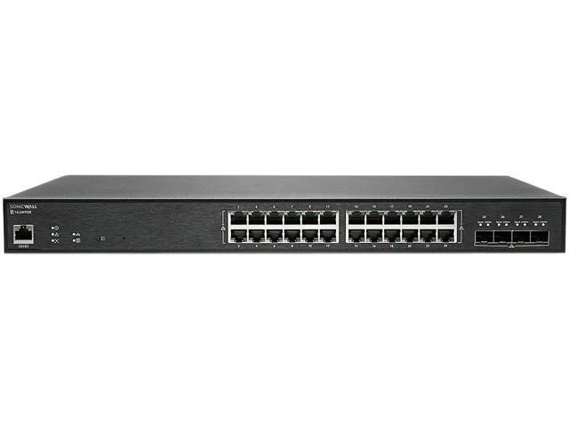 SonicWall SonicWall 02-SSC-2468 24-port PoE network switch — product photo