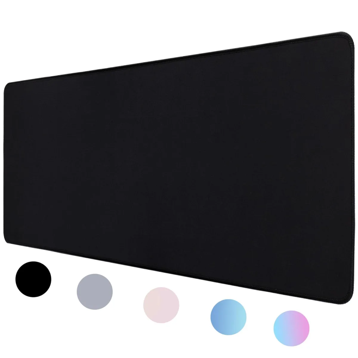  Bloss Black Mouse Pad 02 Desk Mat 31.5x11.8in — product photo