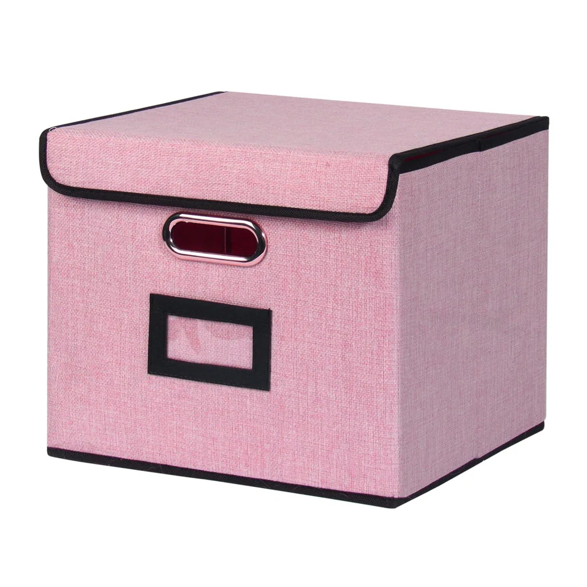  Tcbelosion Toy Storage Bin Pink 12.20 x 10.63 x 10.63 Inches 20L — product photo