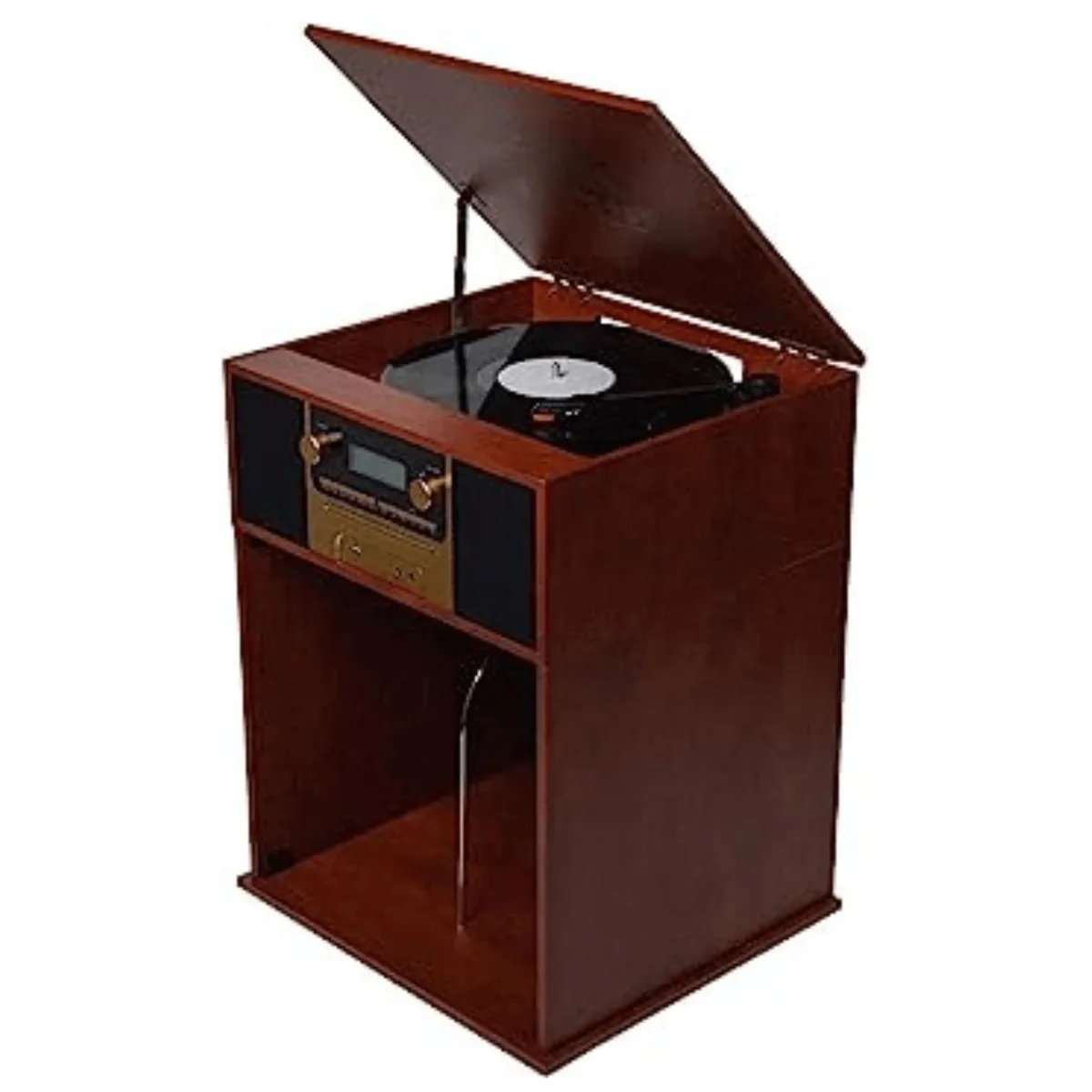 Naxa Naxa VWRP-4500-MH 7-in-1 Turntable Mahogany — product photo