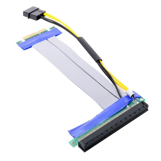 SHENZHEN JIMIER ELECTRONICS CO,. LTD. SHENZHEN JIMIER ELECTRONICS CO,. LTD. PCI-E 4x to 16x Riser Card 15cm EP-005 — product photo