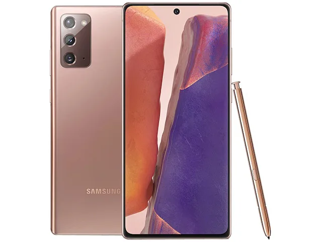 SAMSUNG SAMSUNG SM-N981UZNAXAA Galaxy Note20 5G 128GB Mystic Bronze cell phones - unlocked — product photo