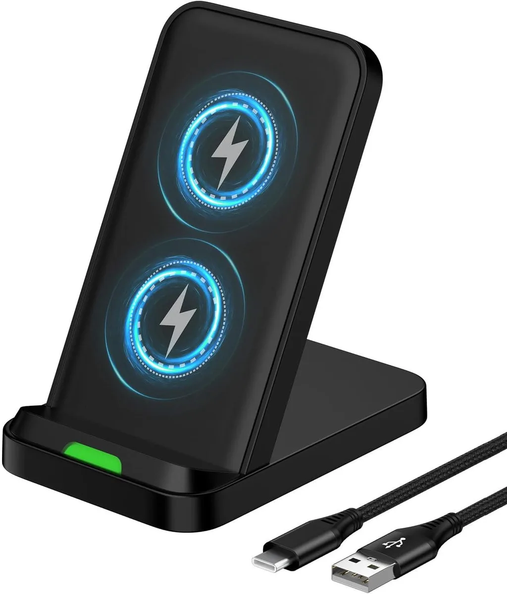 Luisport Luisport Wireless Charging Stand for Pixel 10/9/8/7/6/5 &amp; Galaxy S25/S24/S23/S22 — product photo