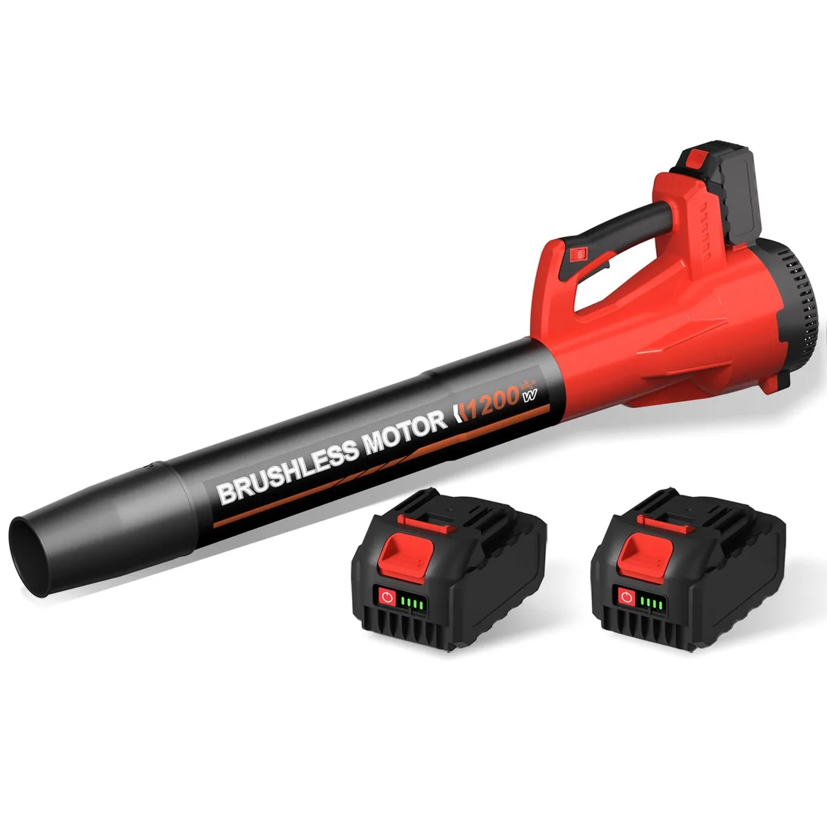 Leaf Blower 735 CFM 200 MPH 2×5.0 Ah 5000 mAh — product photo