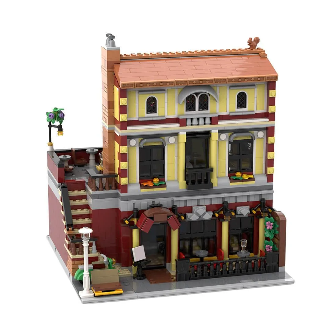 ZITIANYOUBUILD ZITIANYOUBUILD MOC-142022 Street Scene Pizza Shop 2391PCS Building Set — product photo
