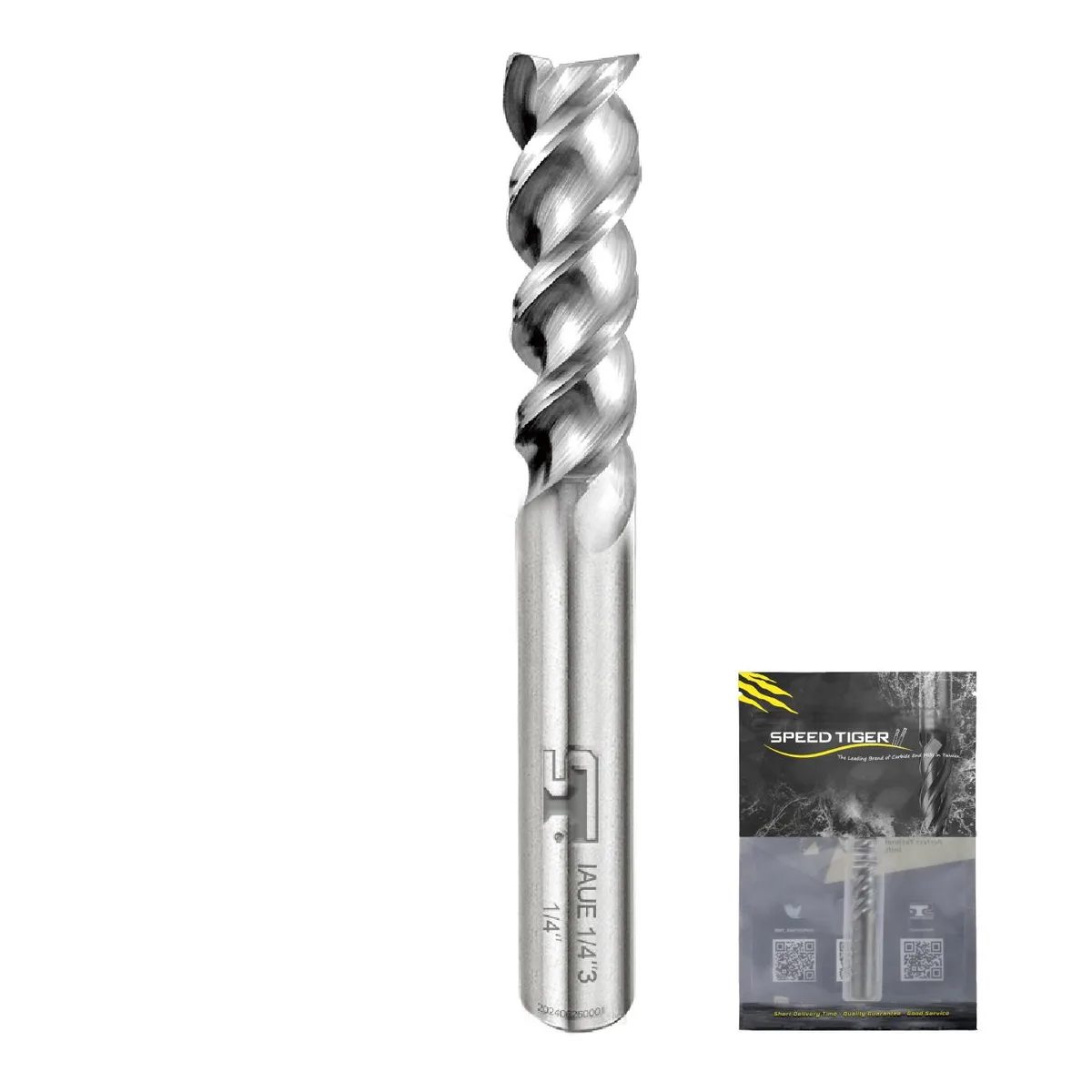 SPEED TIGER SPEED TIGER IAUE5-16-3 Carbide Square End Mill 5/16 in 3 Flute pneumatic accessory — product photo