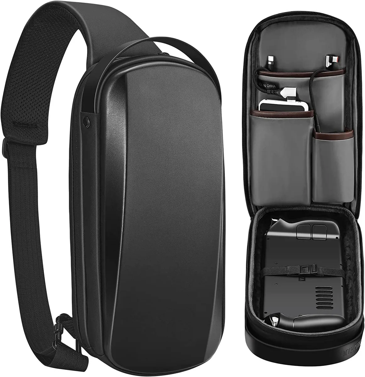 Werleo Werleo Steam Deck Carrying Case Hard Shell Crossbody Black vr accessory — product photo