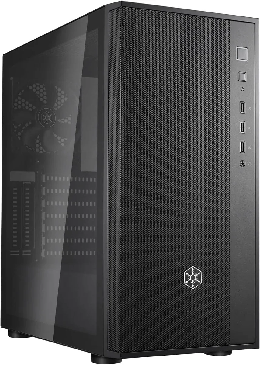Silverstone Technology SilverStone Technology FARA R1 V2 Black Tempered Glass Server Chassis — product photo