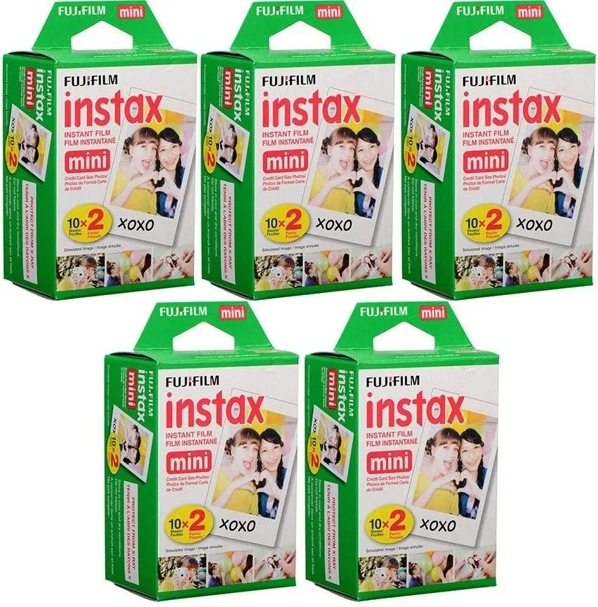 FUJIFILM FUJIFILM Instax Mini Instant Film 100 Sheets Black — product photo