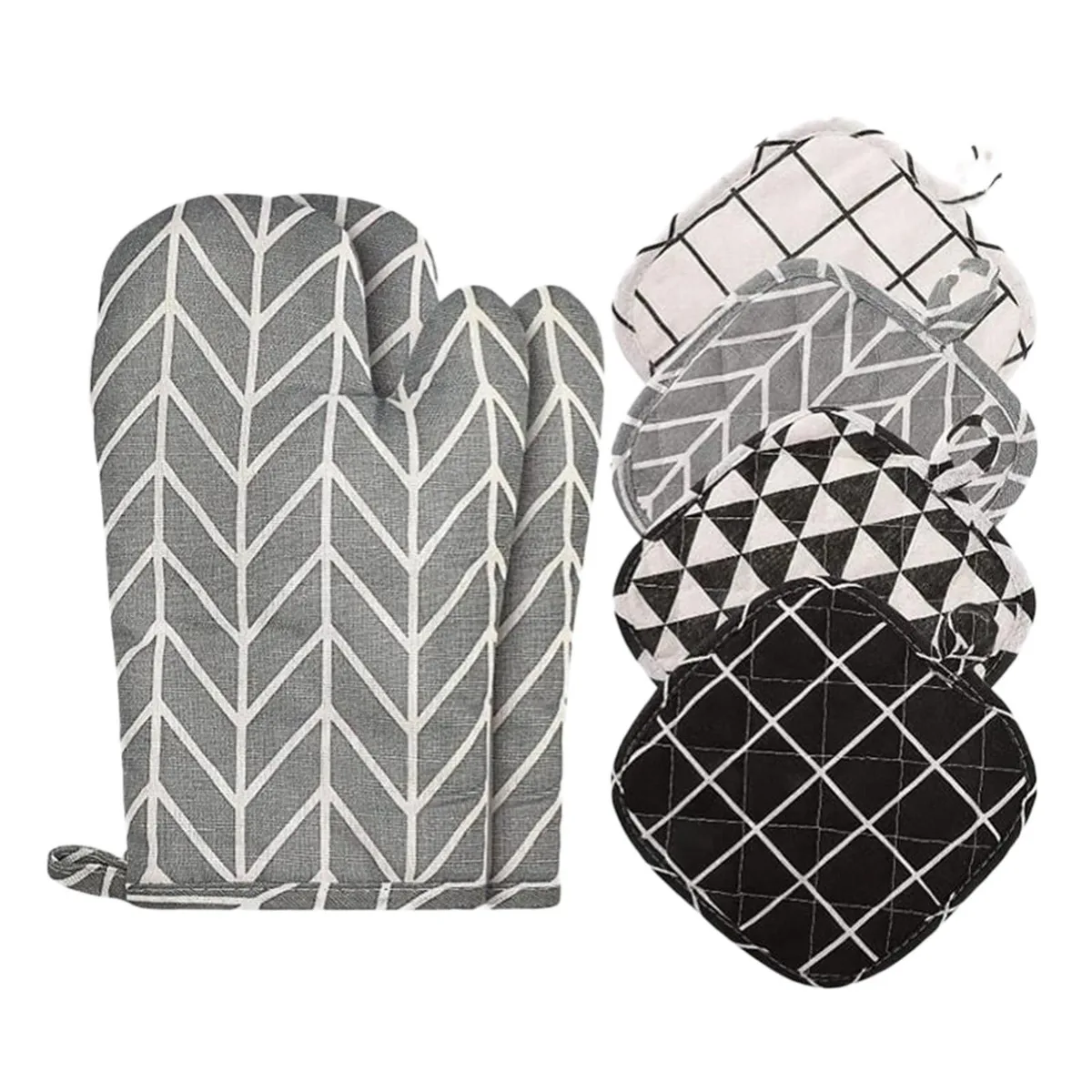 No Sew No Sew Gloves Size 8 Grey 100% Acrylic Hand Wash — product photo