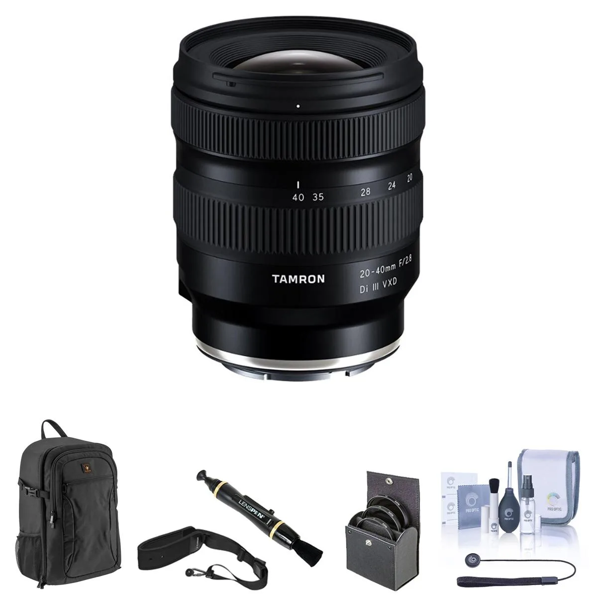 Tamron Tamron 20-40mm f/2.8 Di III VXD Sony E Bundle with Backpack — product photo