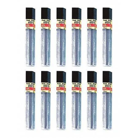 Pentel of America, Ltd. Pentel of America, Ltd. C505HBBX 0.5 mm Black Lead Refill 144 Box — product photo