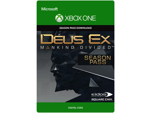 SQUARE ENIX USA SQUARE ENIX USA 7D4-00126 Deus Ex Mankind Divided Season Pass downloadable game — product photo