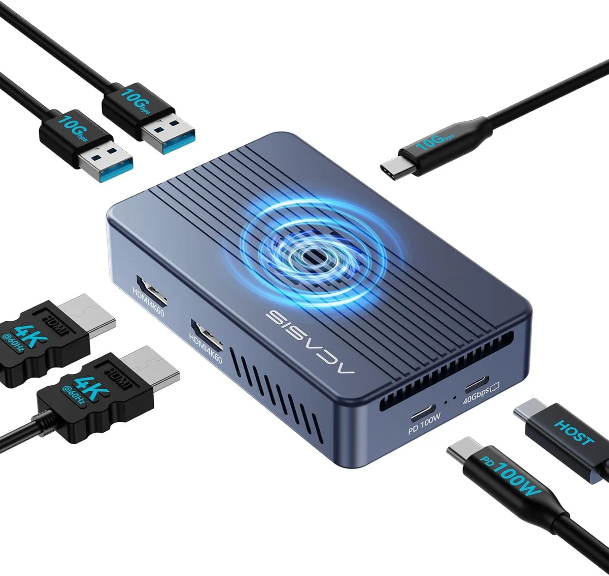 Acasis Acasis TBU405Max 40Gbps NVMe Docking Station accessory — product photo