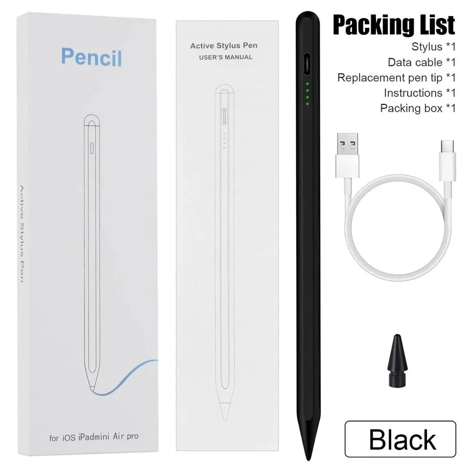 NShi NShi Stylus Pen for iPad 2018-2023 Black — product photo