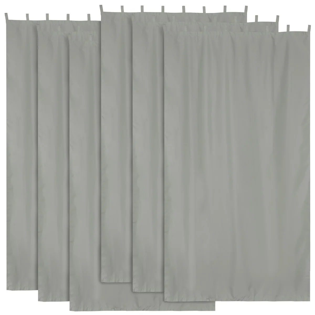 Yescom USA, Inc. Yescom USA, Inc. 54"x120" Outdoor Curtain Drape Tab Top UV30+ 6 Piece — product photo