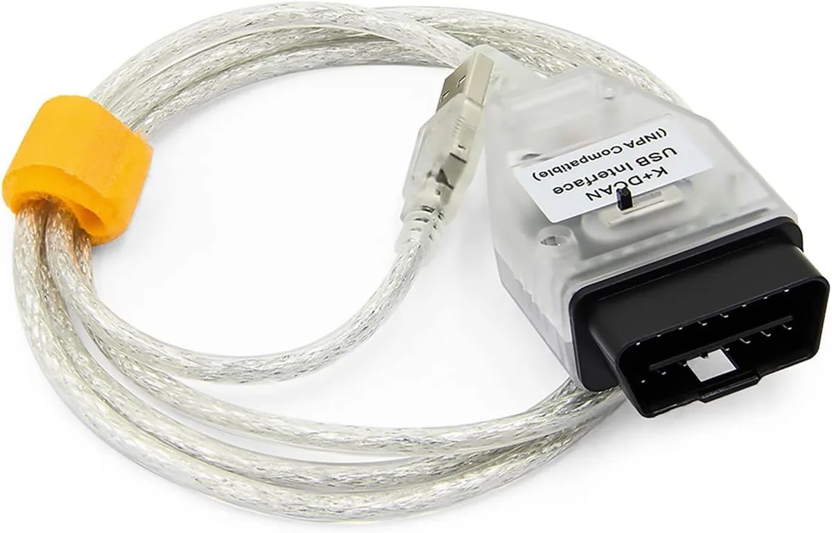 TAURKENAM TAURKENAM K+DCAN OBDII Diagnostic Cable with Switch 2M — product photo