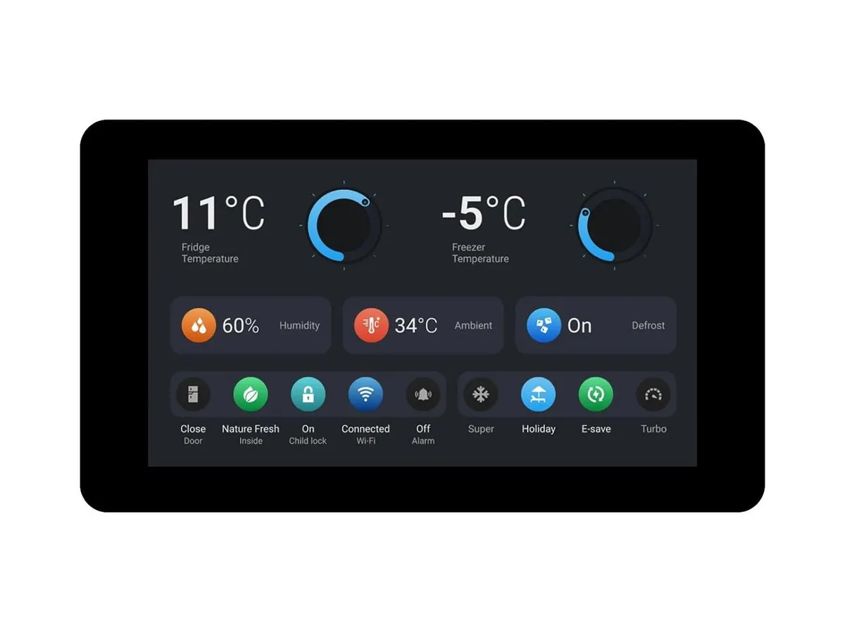 LORDWORLD LORDWORLD ESP32-S3 7inch Touch Display Development Board Type B 1024×600 — product photo