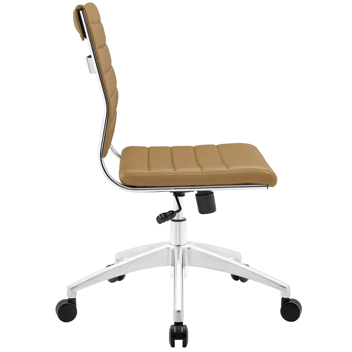 LexMod LexMod Jive Armless Mid Back Office Chair Tan — product photo