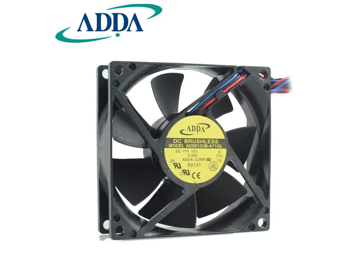 Fans Fans AD0812HB-A76GL 8025 8cm 12V 0.25A case fan — product photo