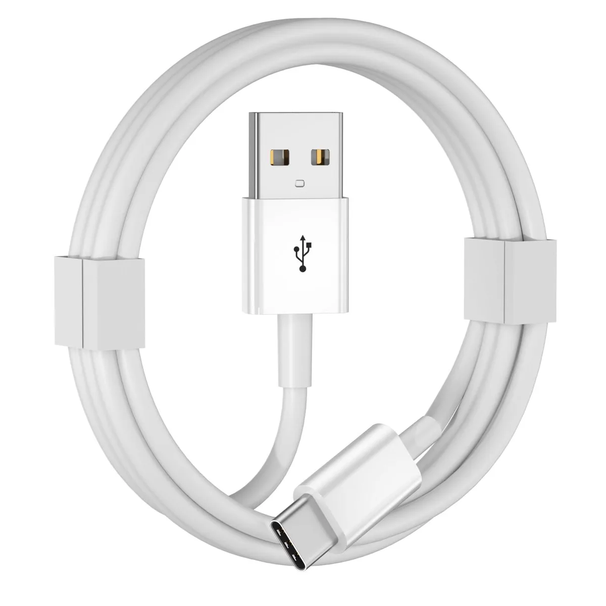  Cveael USB-A to USB-C CarPlay Cable 3ft White — product photo