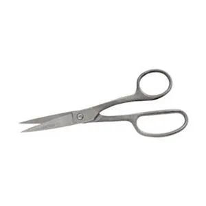Heritage GP717CL carpet napping shear with curved left-offset handle and chrome-plated steel blades