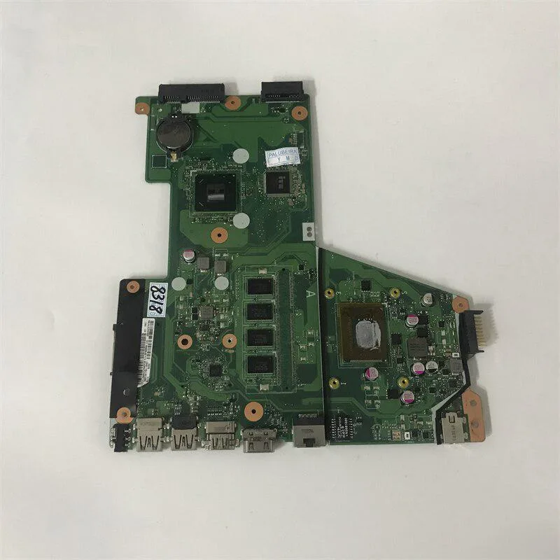 Green laptop motherboard with Intel Xeon processor