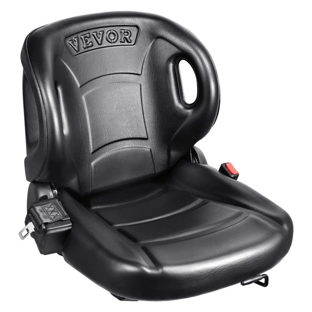 VEVOR VEVOR Wrap-Around Forklift Seat with Safety Belt Black — product photo