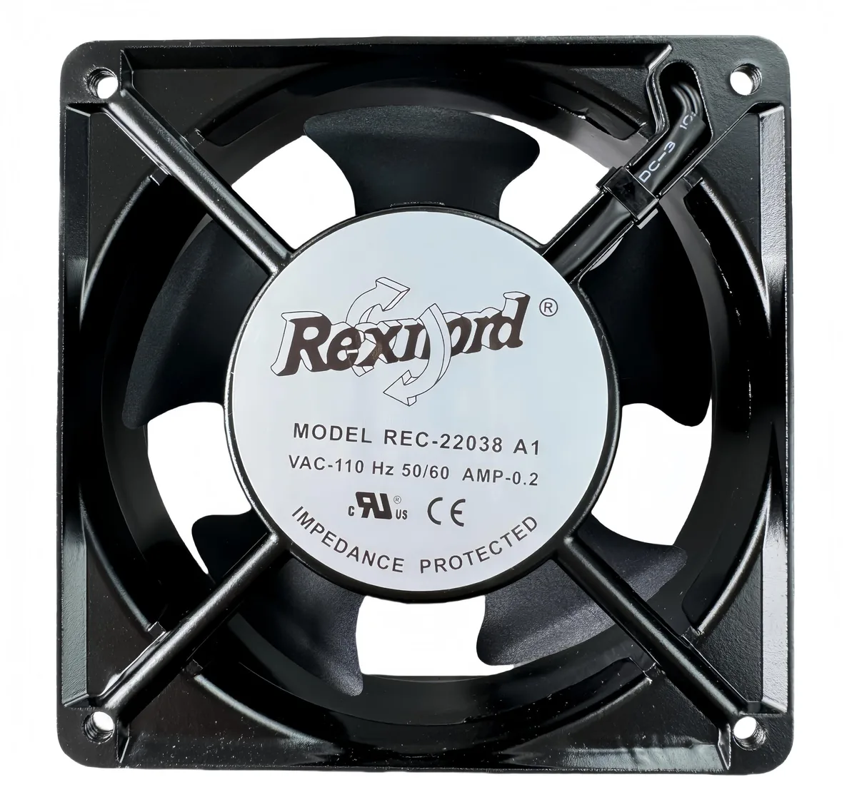 Alphacool Alphacool REC-22038A1 12012038mm 110VAC 0.2A 50/60Hz axial fan 2 in 1 accessory — product photo
