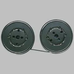 Black fabric printer ribbon cartridge for TI 810/820 dot matrix printers