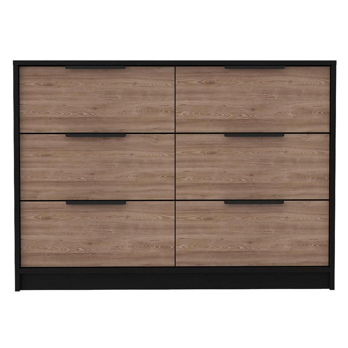 FM FURNITURE FM FURNITURE Marion Dresser 42" W x 16.2" D x 30.5" H Black Pine Finish — product photo