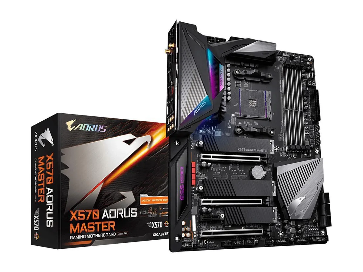 GIGABYTE GIGABYTE X570 Aorus Master AM4 ATX AMD motherboard — product photo