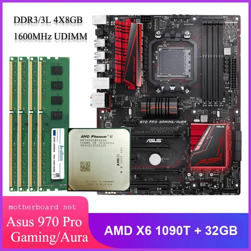 Avarum Avarum ASUS 970 PRO GAMING/AURA Combo: Phenom II X6 1090T, 32GB DDR3L 1600MHz — product photo