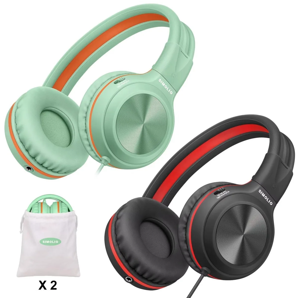 GSM Outdoors GSM Outdoors 2 in 1 Accessory 2 Pack Headphones 3.5mm Jack 85 94 104dB — product photo