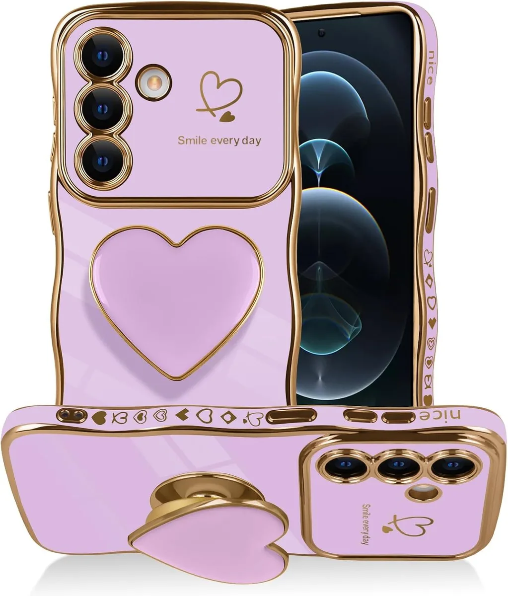 Transcend Transcend Galaxy S26 Love-Heart Kickstand Case Purple — product photo